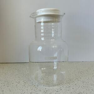 Toddy Cold Brew System Replacement Glass Canister w Plastic Lid